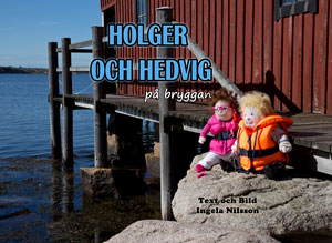 Omslag: Holger och Hedvig på bryggan
