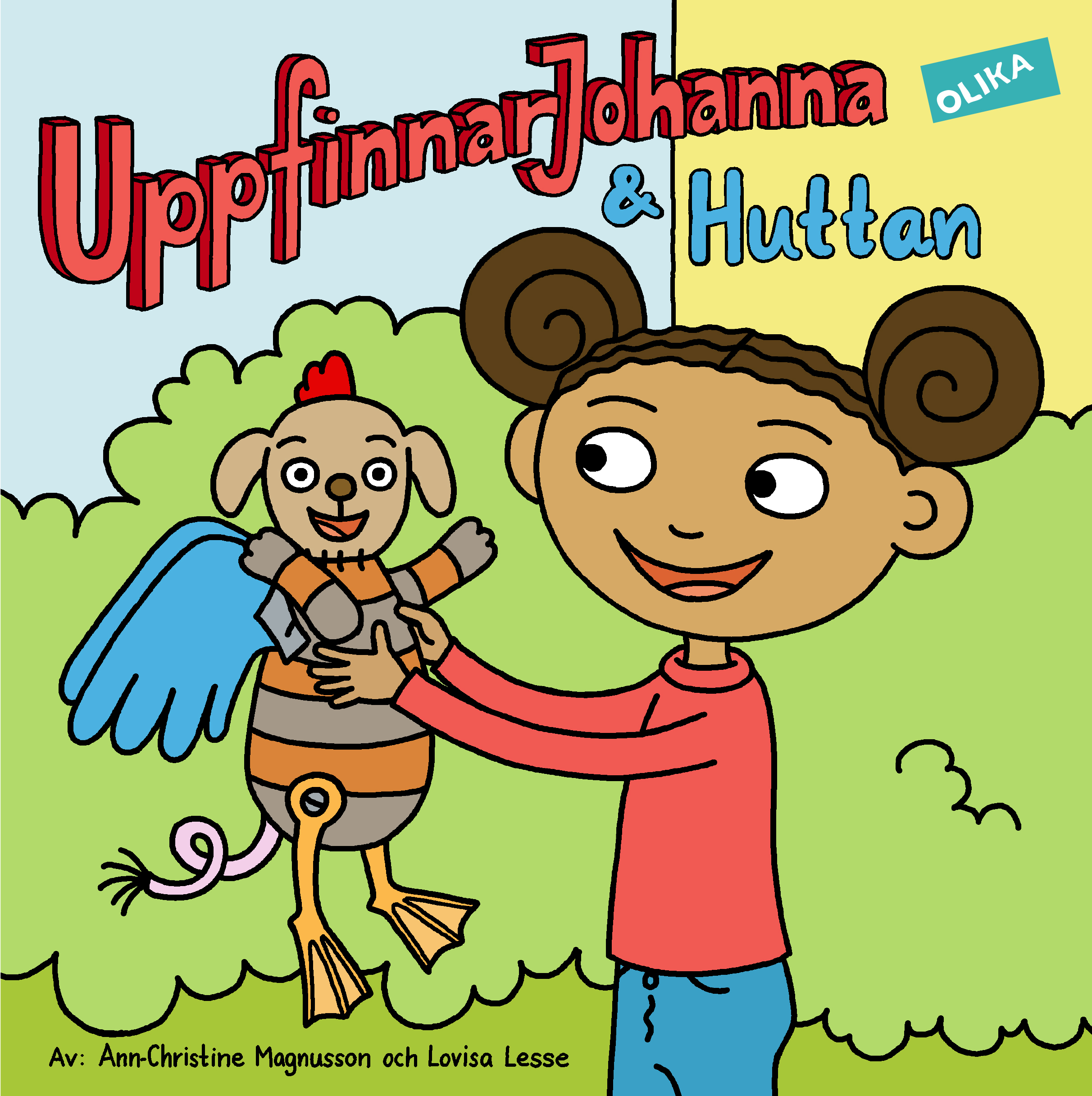 Omslag: UppfinnarJohanna & Huttan