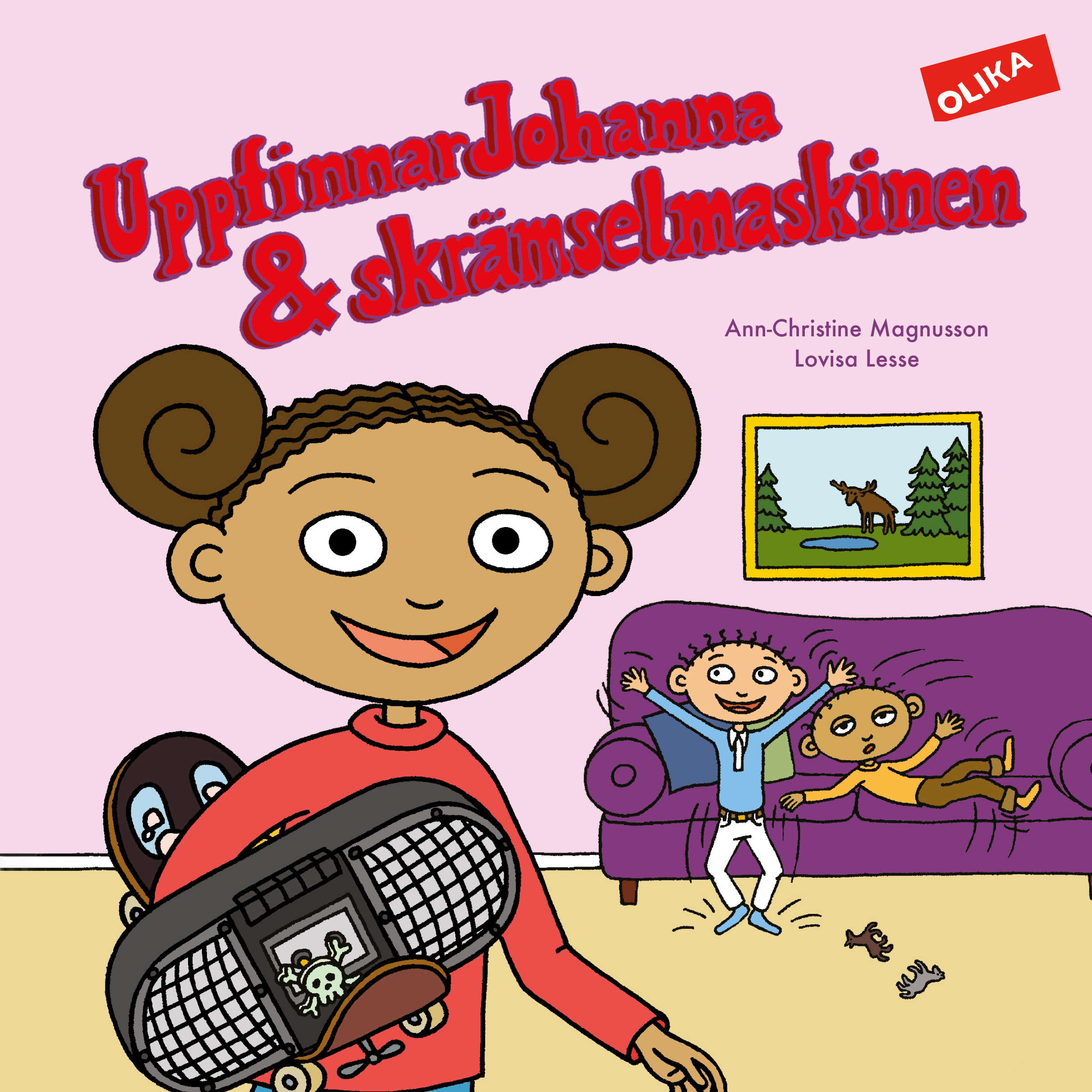 Omslag: UppfinnarJohanna & skrämselmaskinen