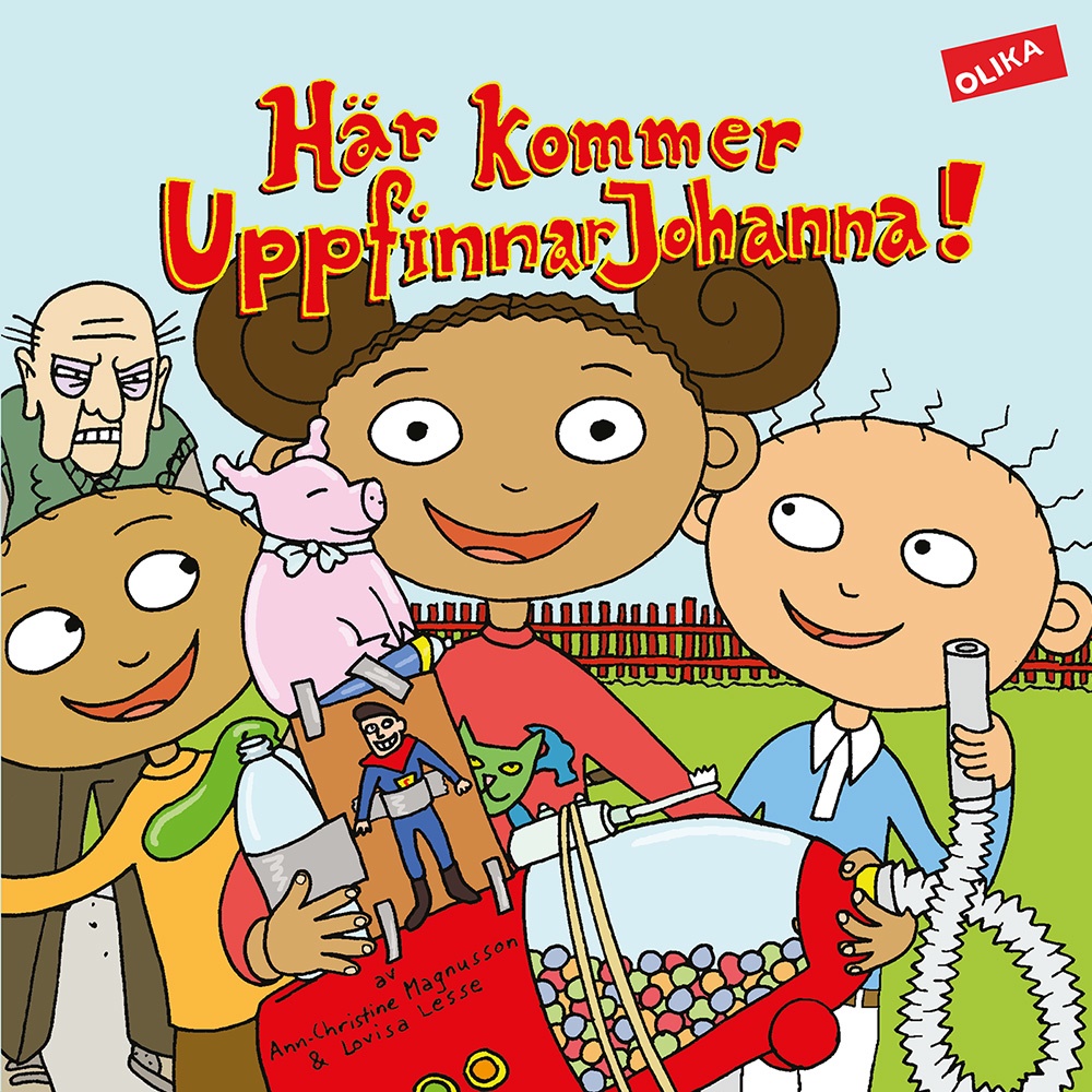 Omslag: Här kommer UppfinnarJohanna!