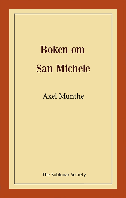 Omslag: Boken om San Michele
