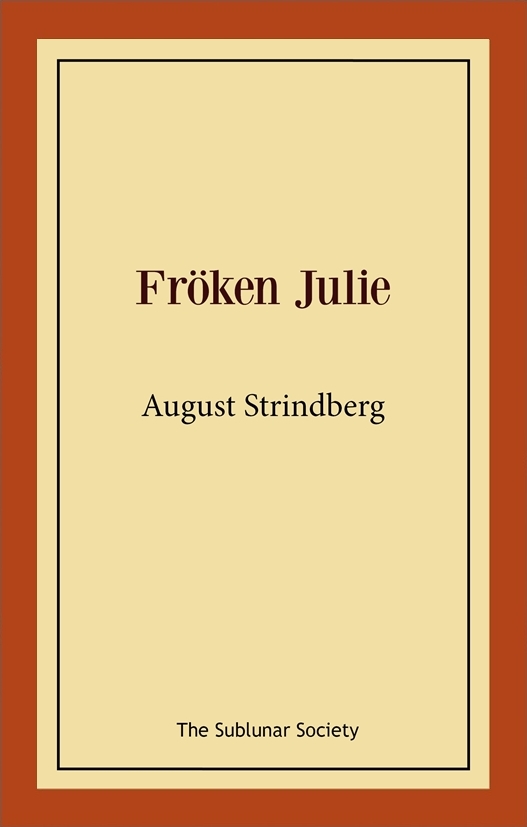 Omslag: Fröken Julie