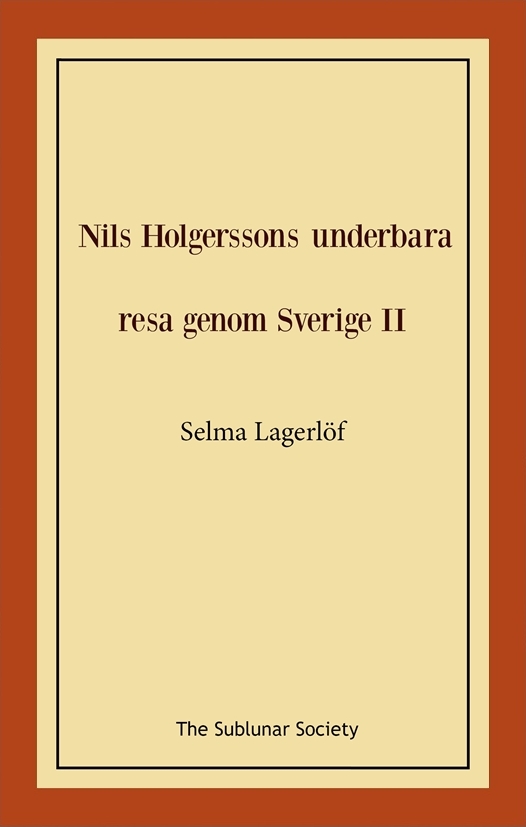 Omslag: Nils Holgerssons underbara resa genom Sverige II