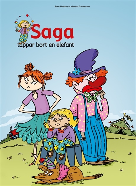 Omslag: Saga tappar bort en elefant