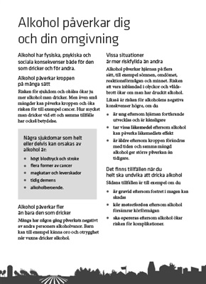 Alkohol påverkar dig och din omgivning