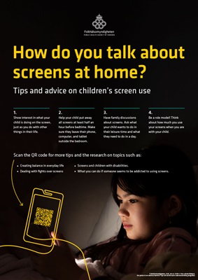 Hur pratar ni om skärmar hemma? – Tips och råd för barns skärmanvändning - Engelska