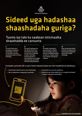 Hur pratar ni om skärmar hemma? – Tips och råd för barns skärmanvändning - Somaliska