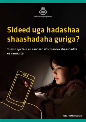 Hur pratar ni om skärmar hemma? - Tips och råd för barns skärmanvändning - Somaliska