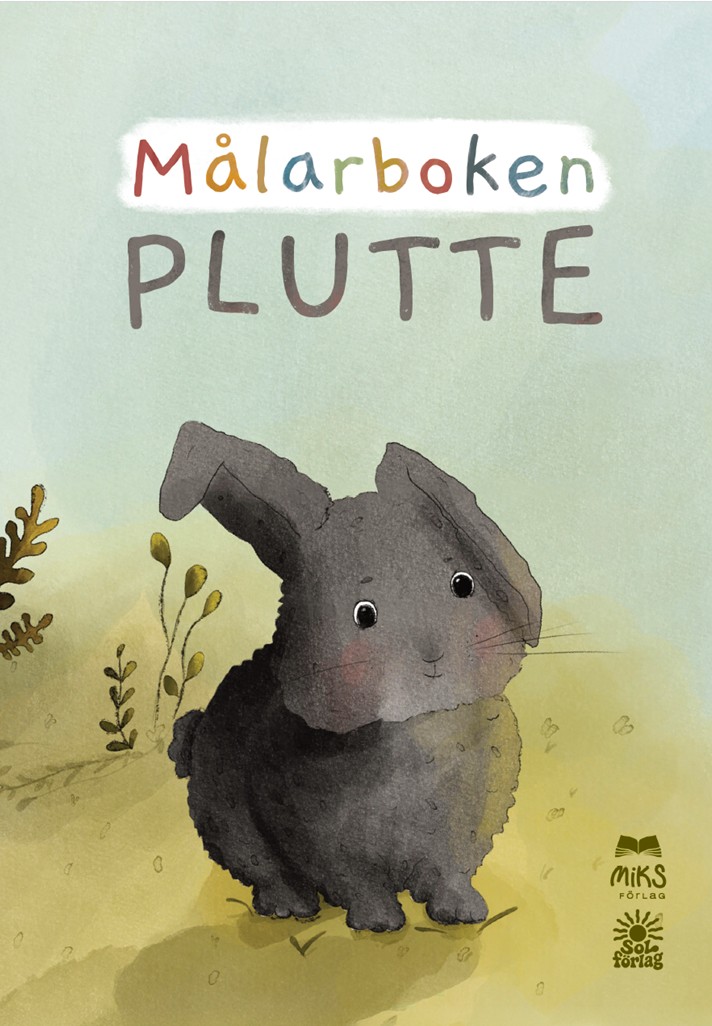 Omslag: Målarboken Plutte