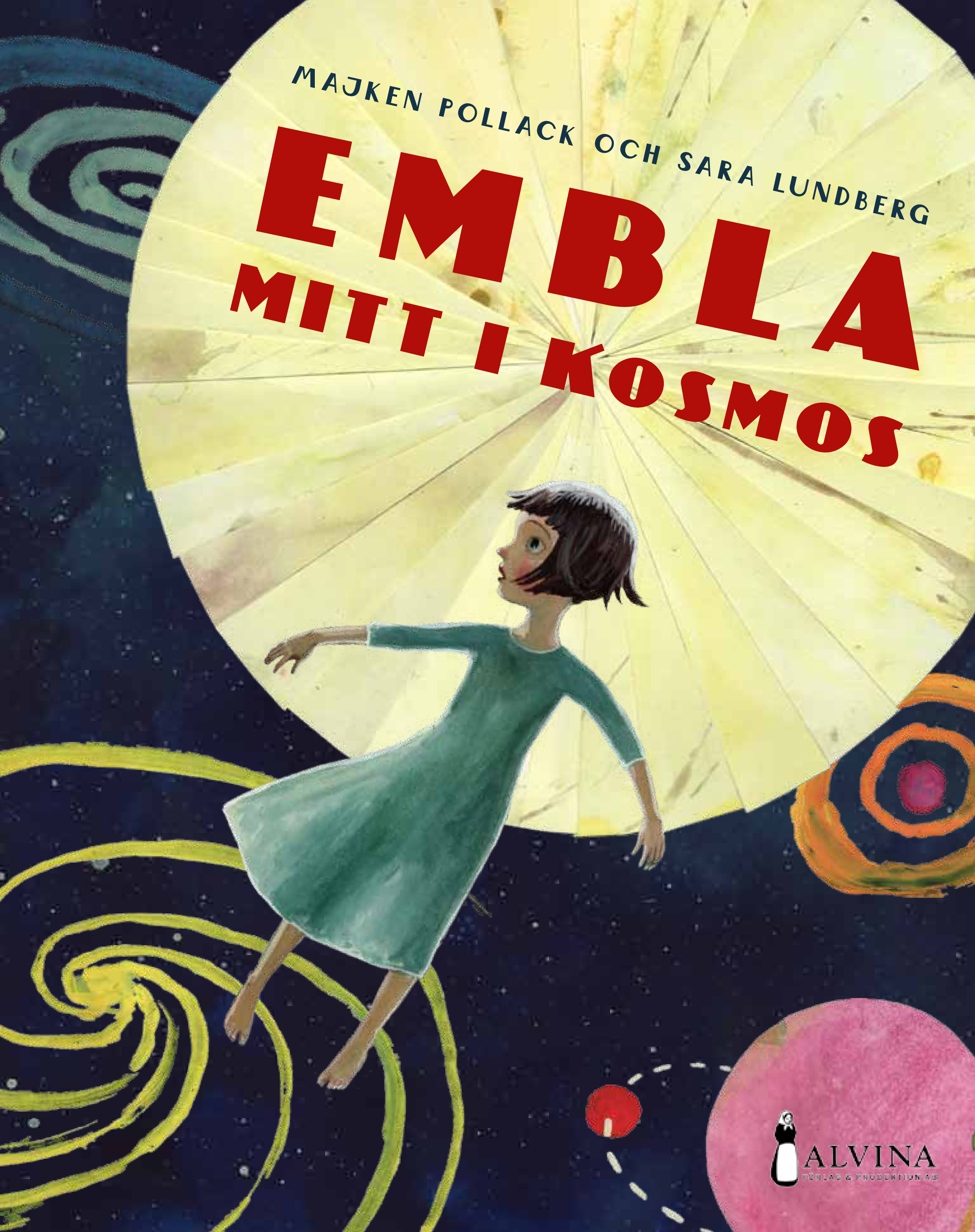 Omslag: Embla mitt i kosmos