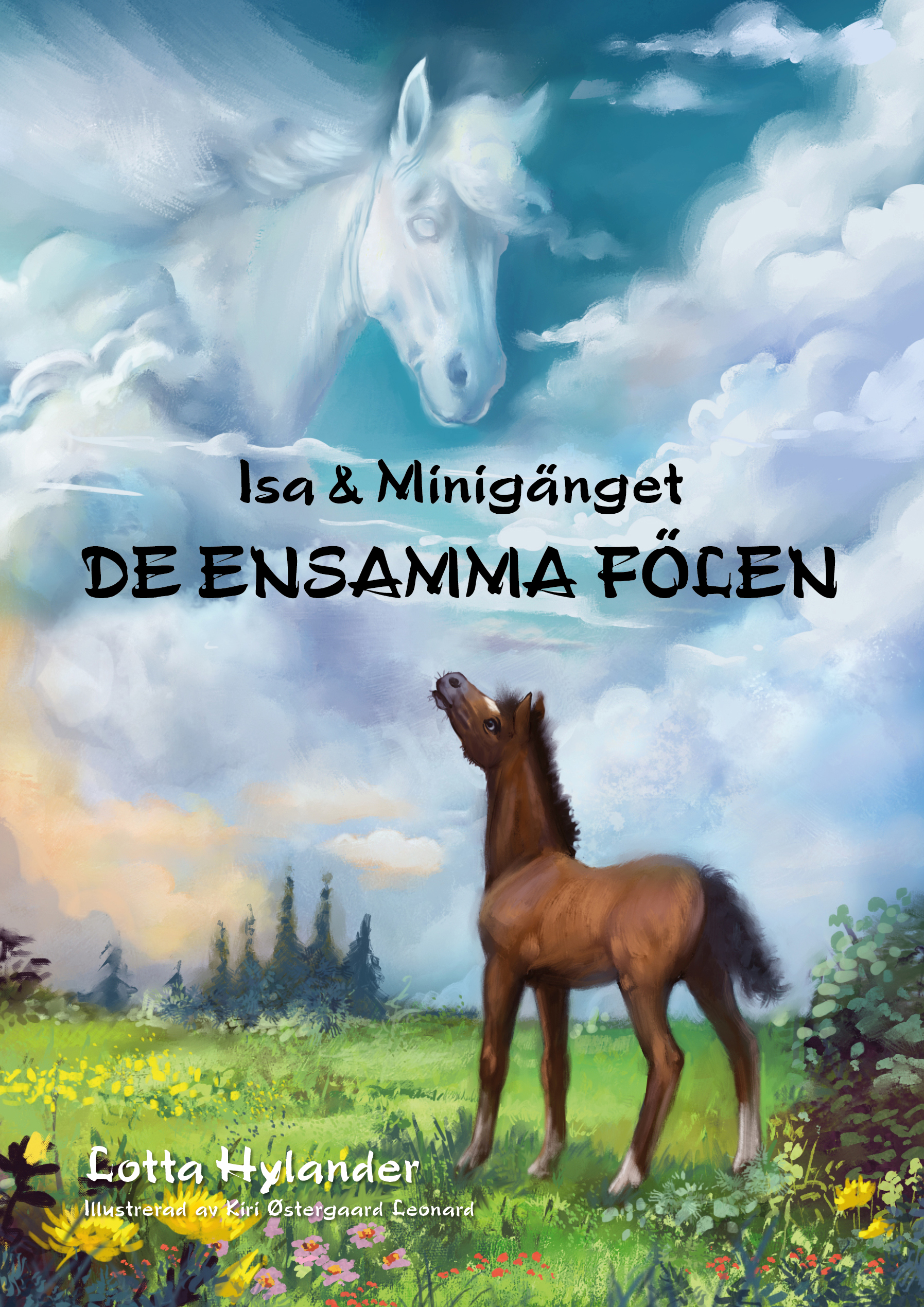 Omslag: De ensamma fölen