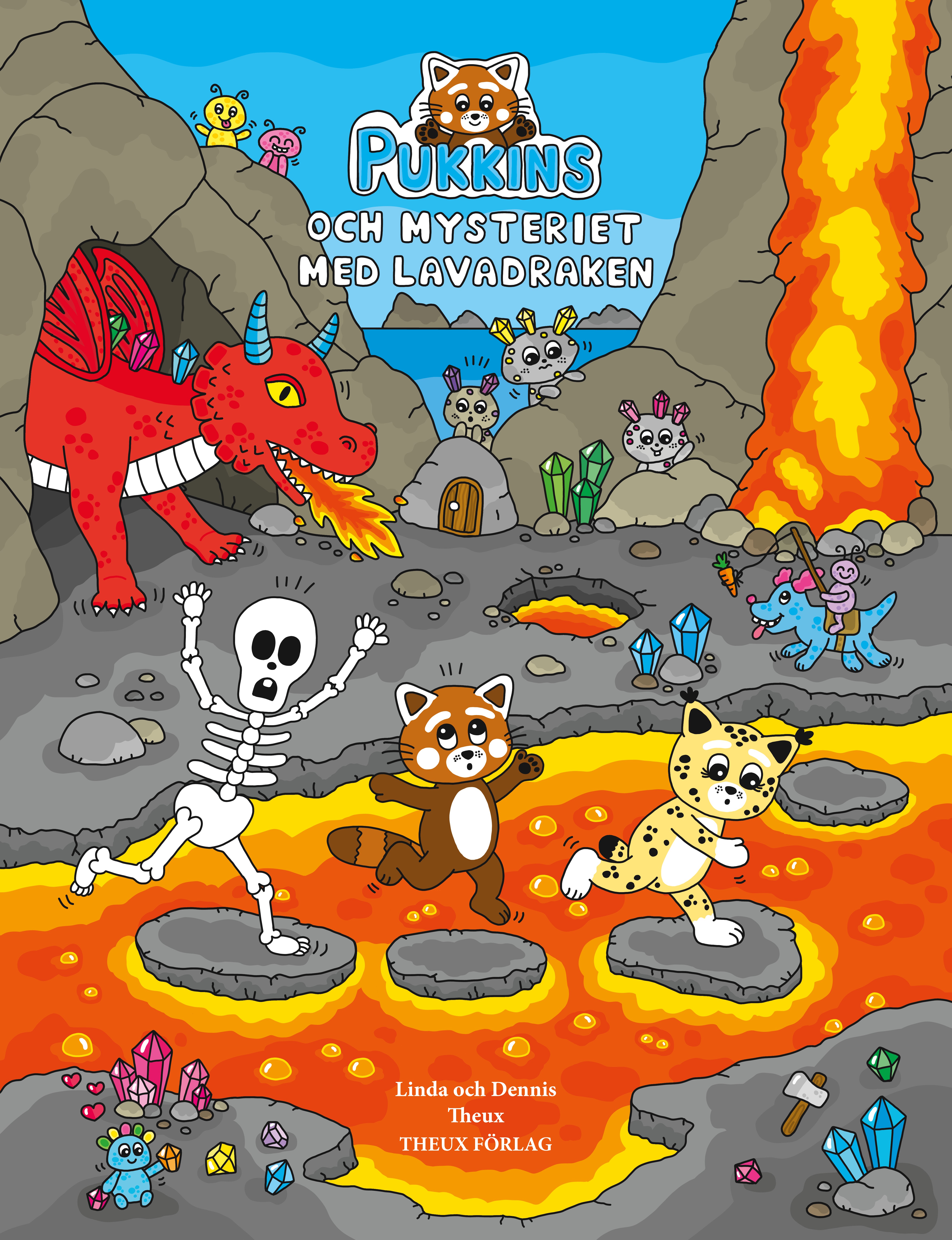 Omslag: Pukkins och mysteriet med lavadraken