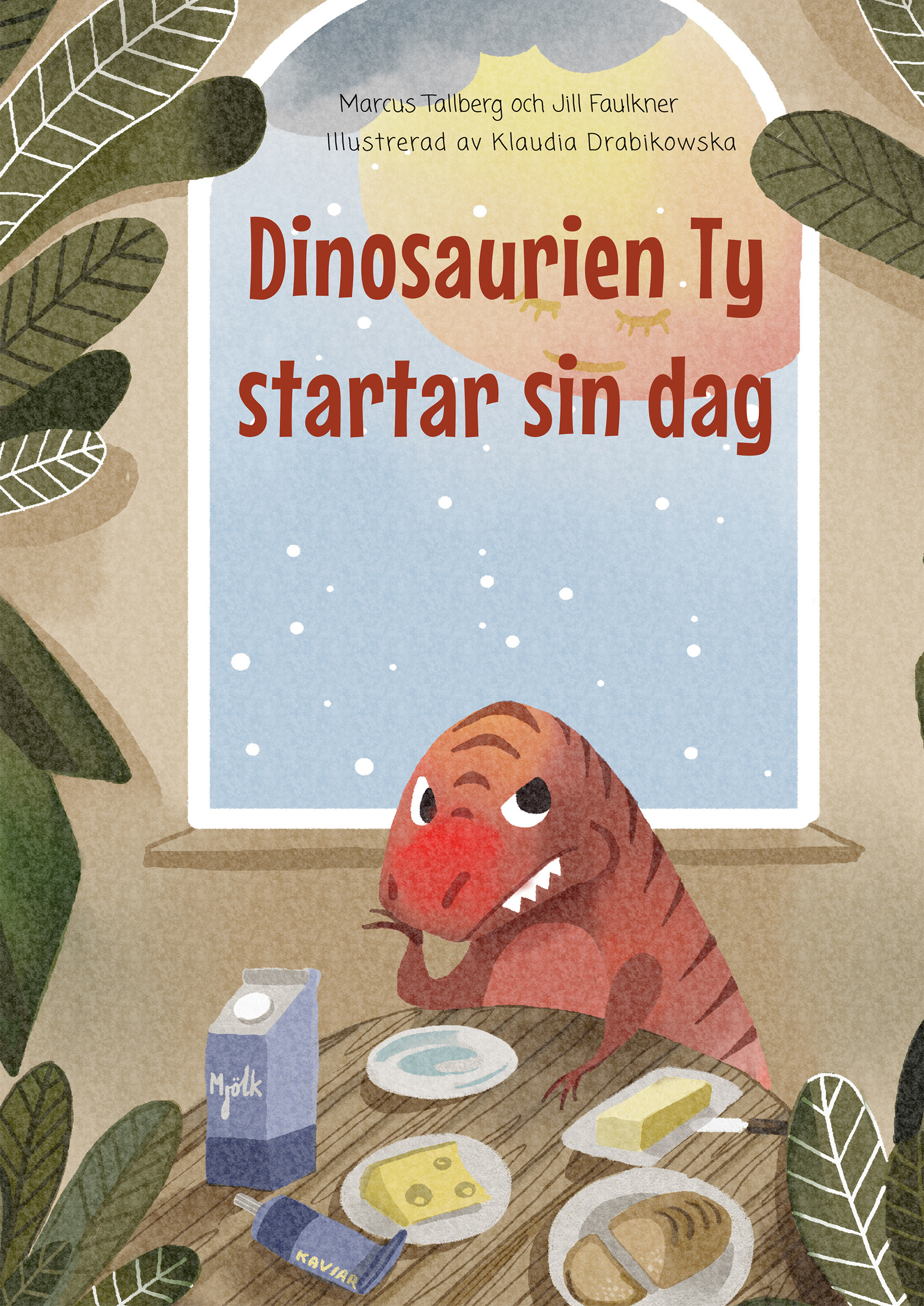 Omslag: Dinosaurien ty startar sin dag