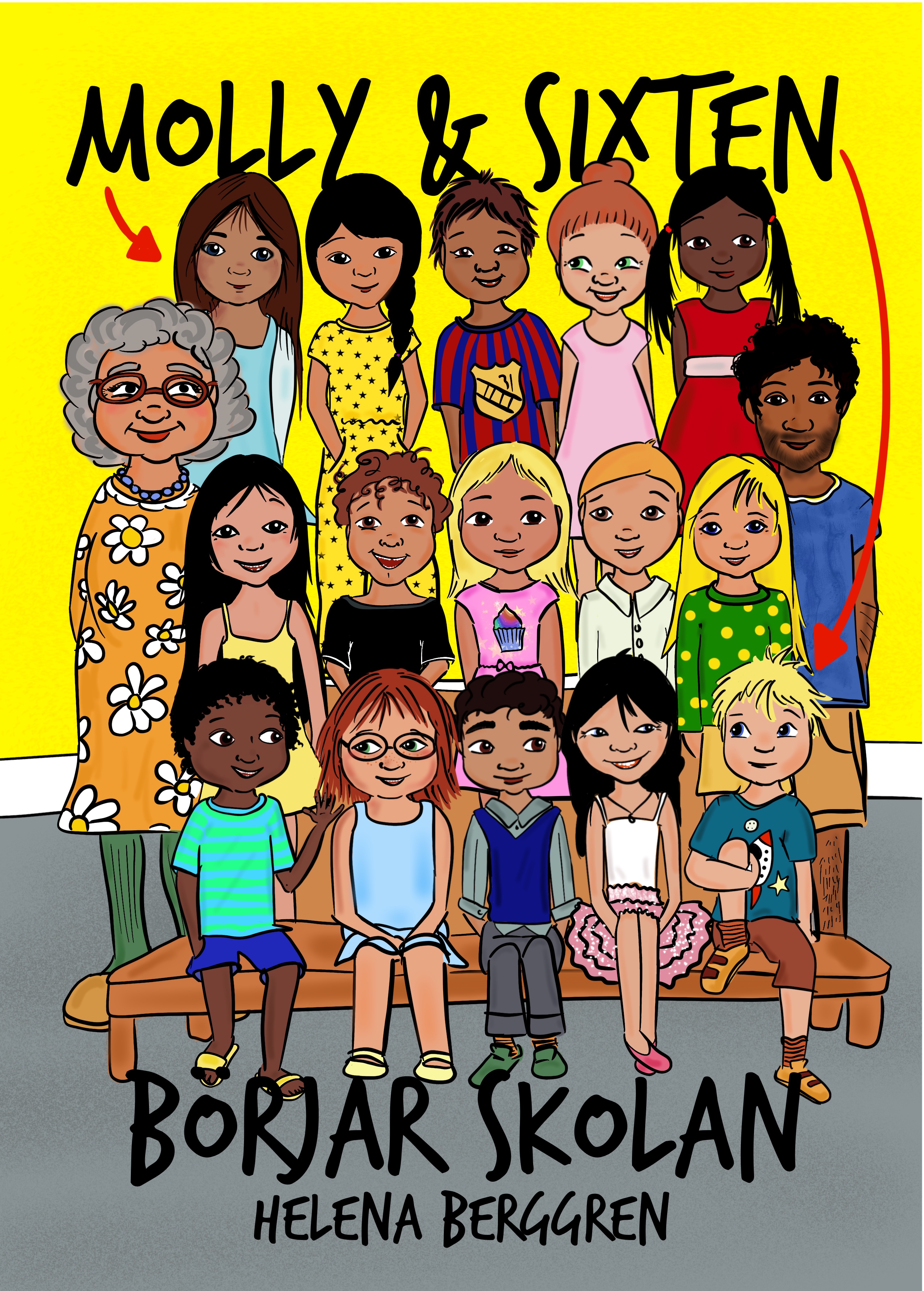 Omslag: Molly & Sixten börjar skolan