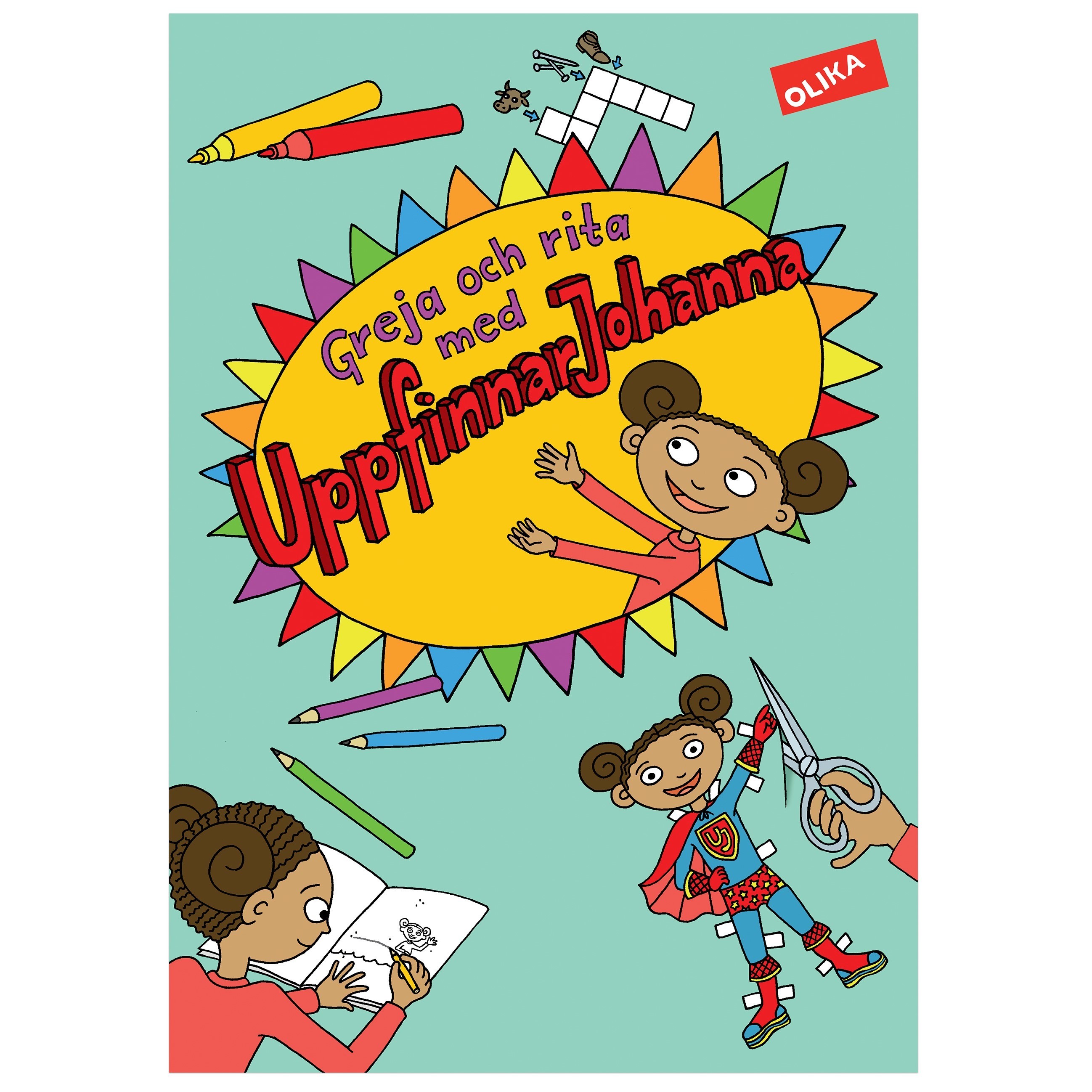 Omslag: Greja och rita med UppfinnarJohanna