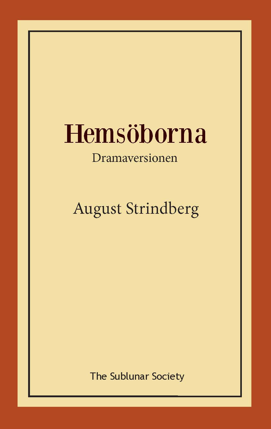 Omslag: Hemsöborna : dramaversionen