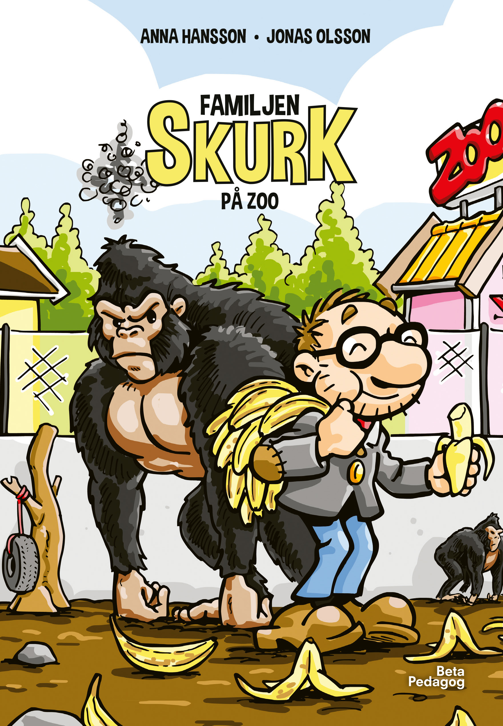 Omslag: Familjen Skurk på zoo