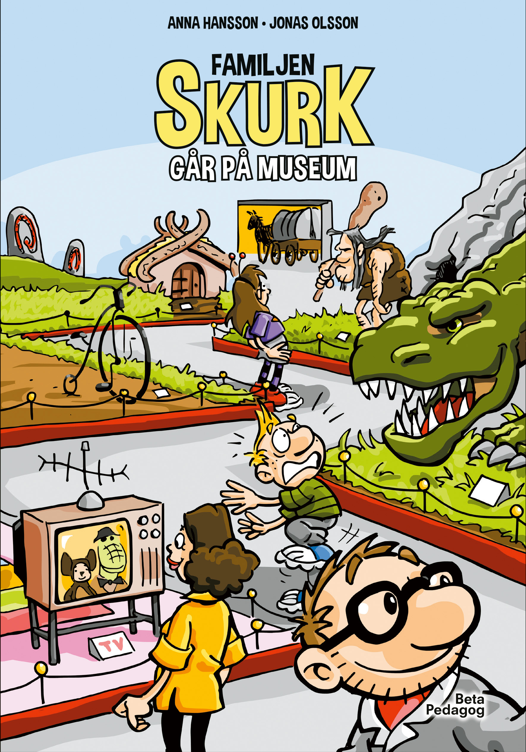 Omslag: Familjen Skurk går på museum
