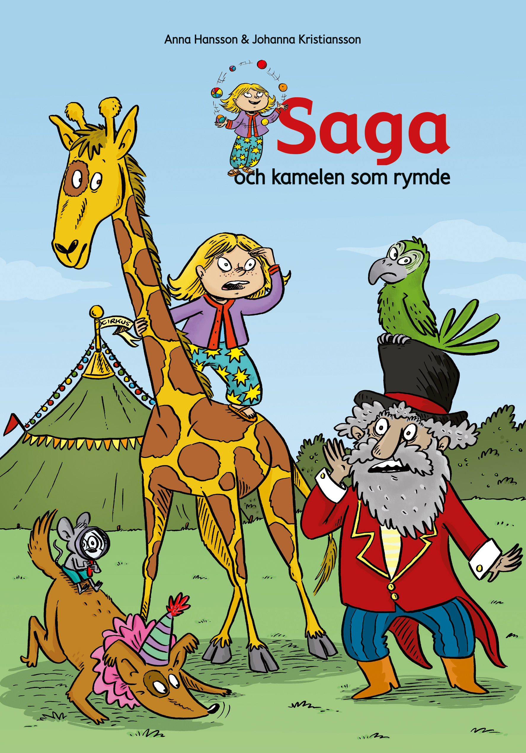 Omslag: Saga och kamelen som rymde