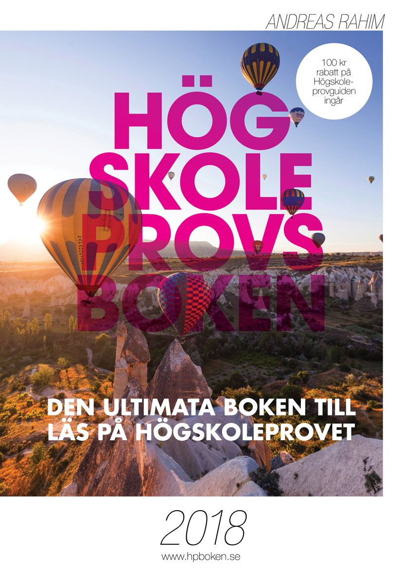 Omslag: Högskoleprovsboken : den ultimata boken till LÄS på högskoleprovet