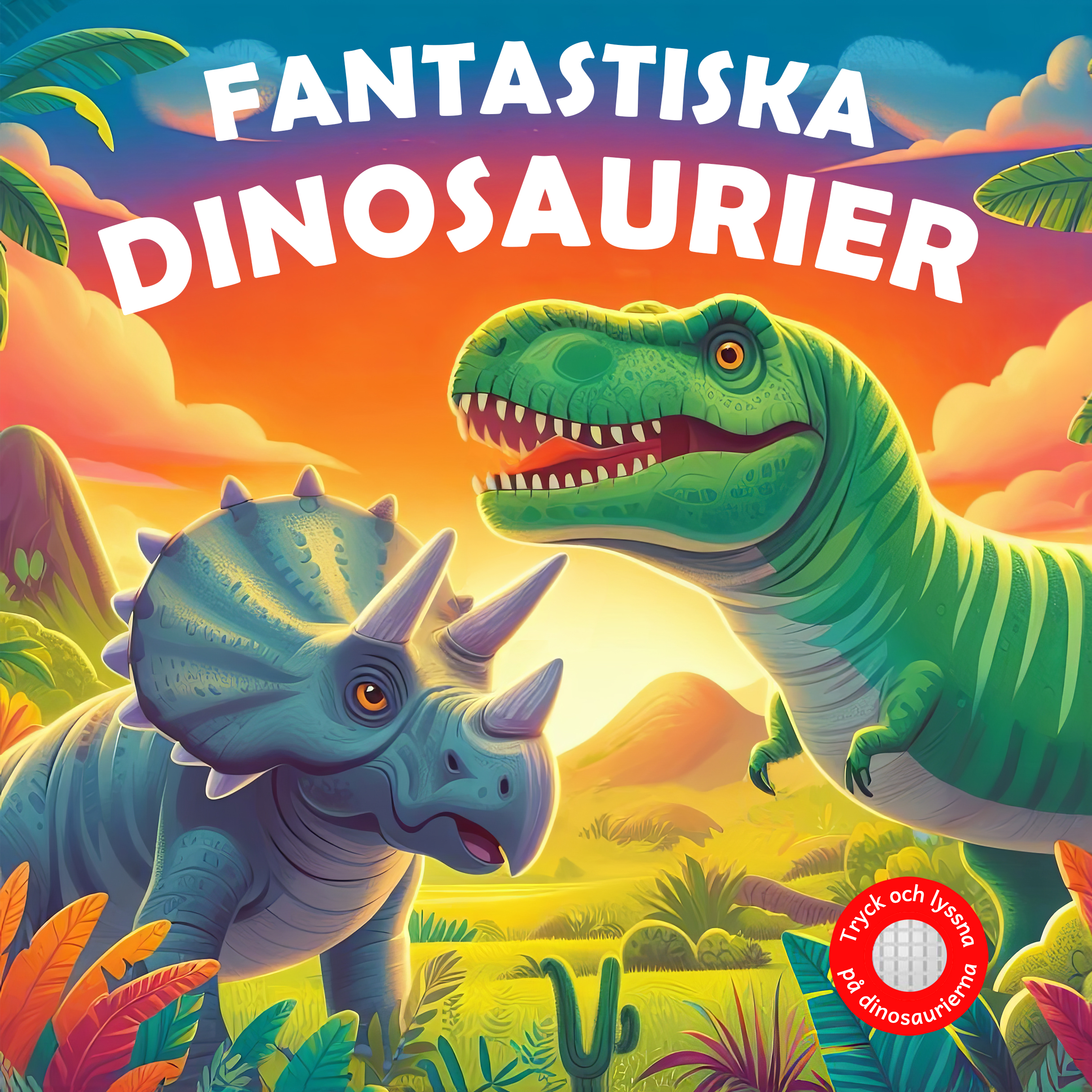 Omslag: Fantastiska Dinosaurier