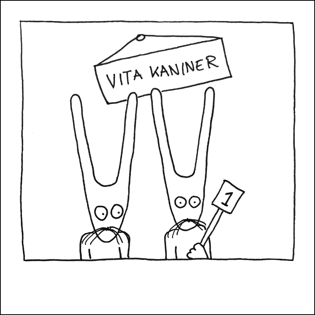 Omslag: Vita kaniner 1