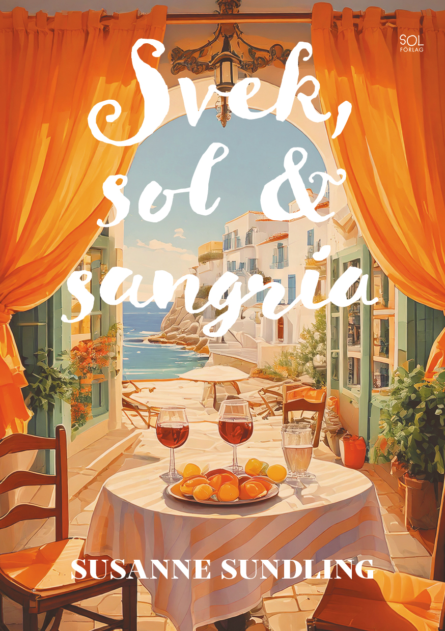 Omslag: Svek, sol och Sangria