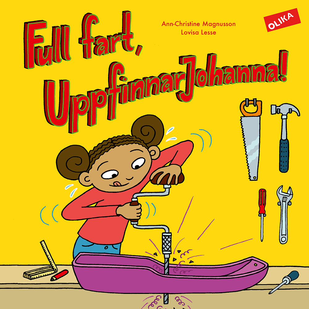 Omslag: Full fart, UppfinnarJohanna!