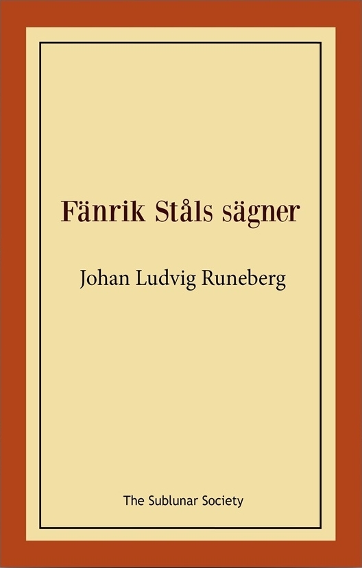 Omslag: Fänrik Ståls sägner