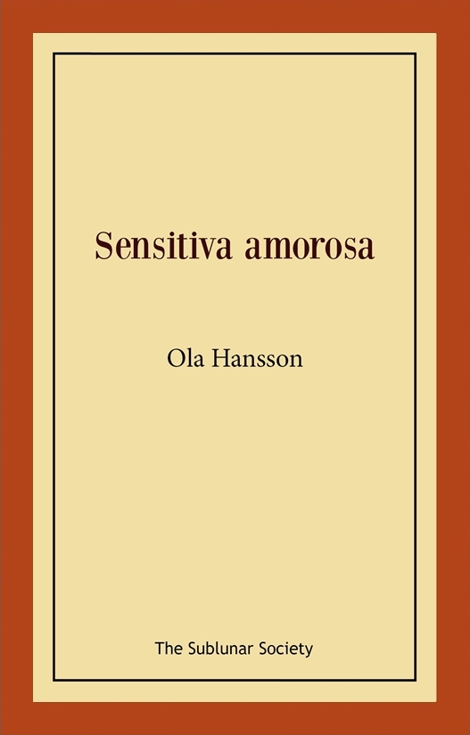 Omslag: Sensitiva amorosa